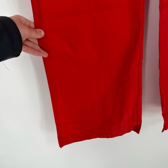 NWT Landau Natural red straight leg drawstring scrub pants - Picture 4 of 10